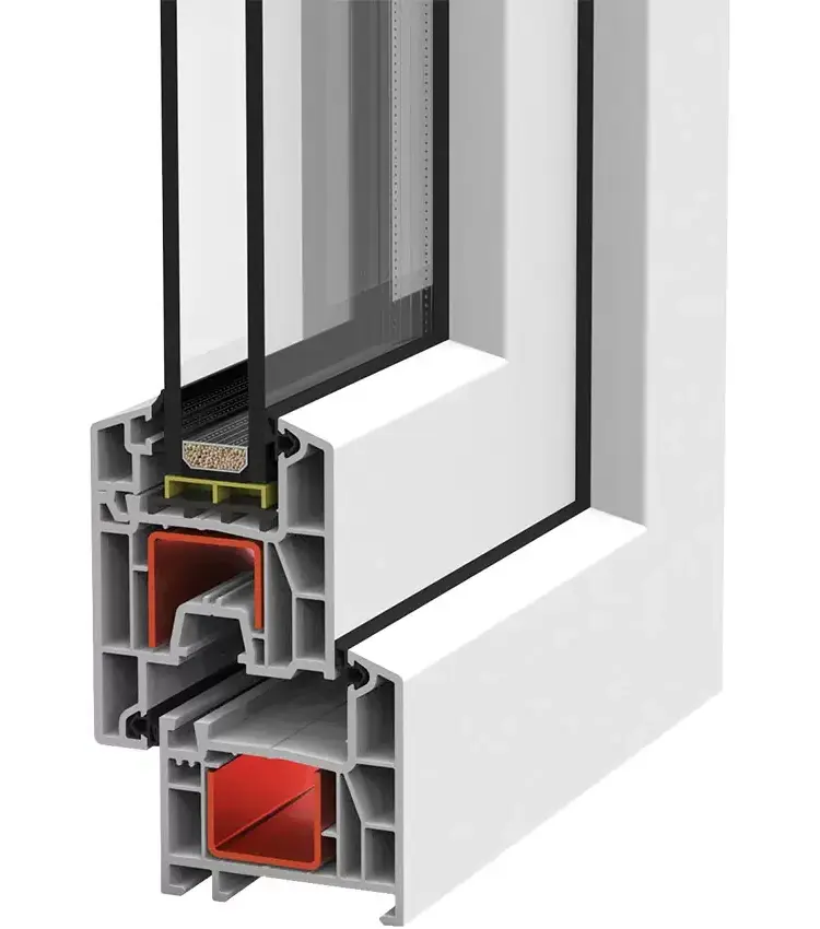Framex 71 – 6 kamerų langai