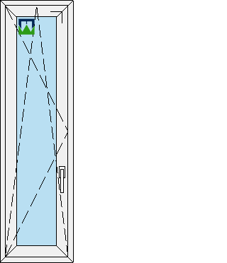500x1800 rankena dešinėje