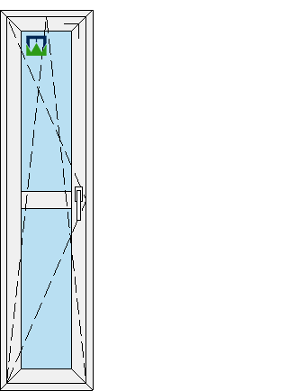 500x2050 rankena dešinėje