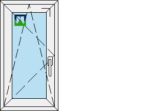 550x1050 rankena dešinėje