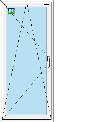 900x2050 rankena dešinėje
